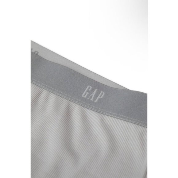 GAP Body Women’s Lounge Sleep Set L Green Top & Gray Pants Ribbed Soft Pajama - Picture 4 of 10